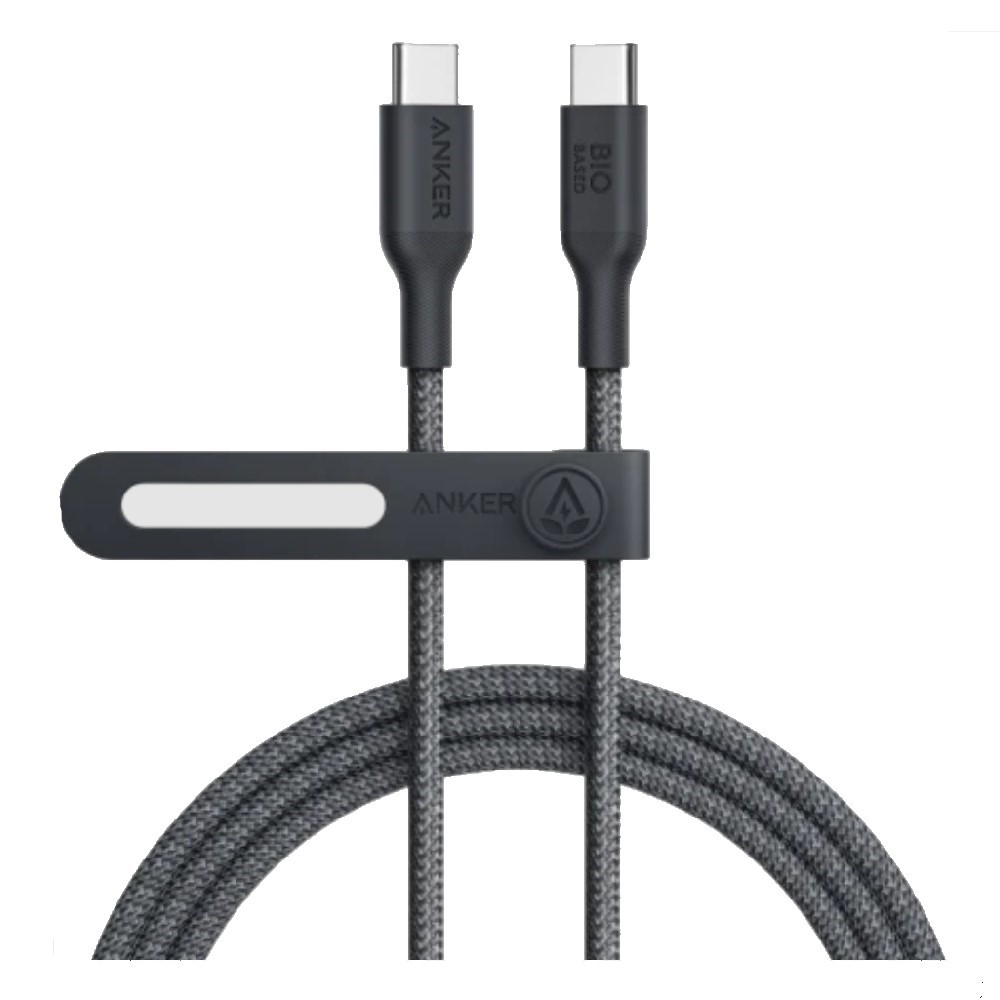 Buy Anker 544 usb-c to usb-c cable, 100w, 0. 9m, a80f5h11 – black in Kuwait