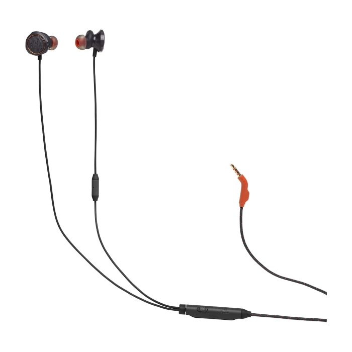 Buy Jbl wired in-ear earphone w/mic (jblquantum50blk) - black in Saudi Arabia
