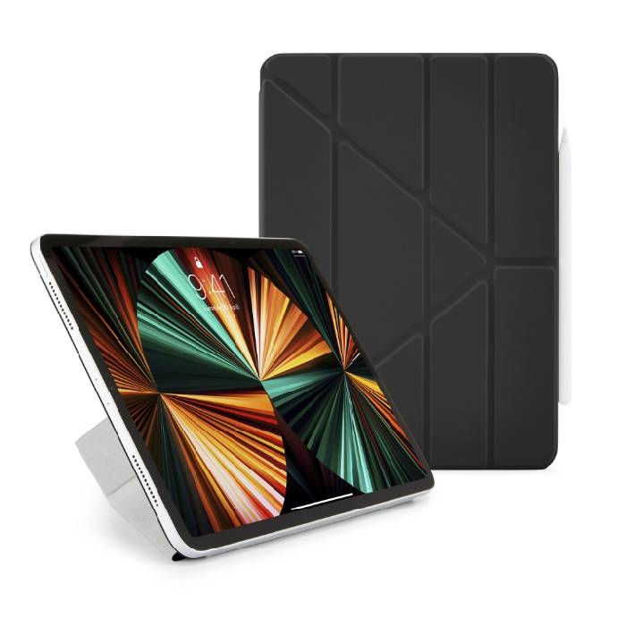 Buy Pipetto ipad pro 12. 9 2022 origami no4 folio case- black in Saudi Arabia