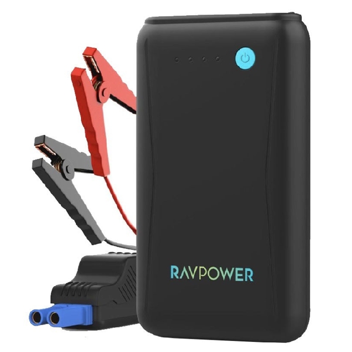 

Ravpower power bank and car jump starter, 7200 mah, pb1207- black