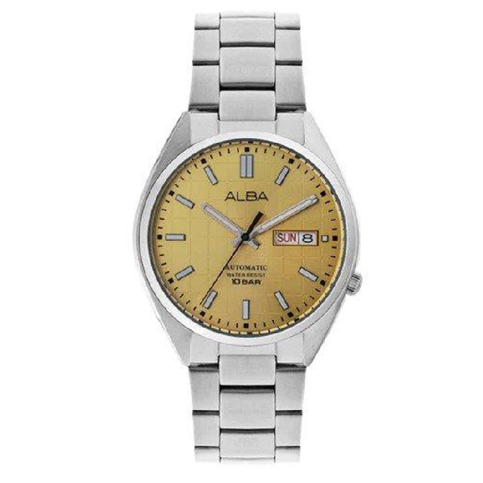 

Alba watch for men, analog, stainless steel, al4325x1 - silver