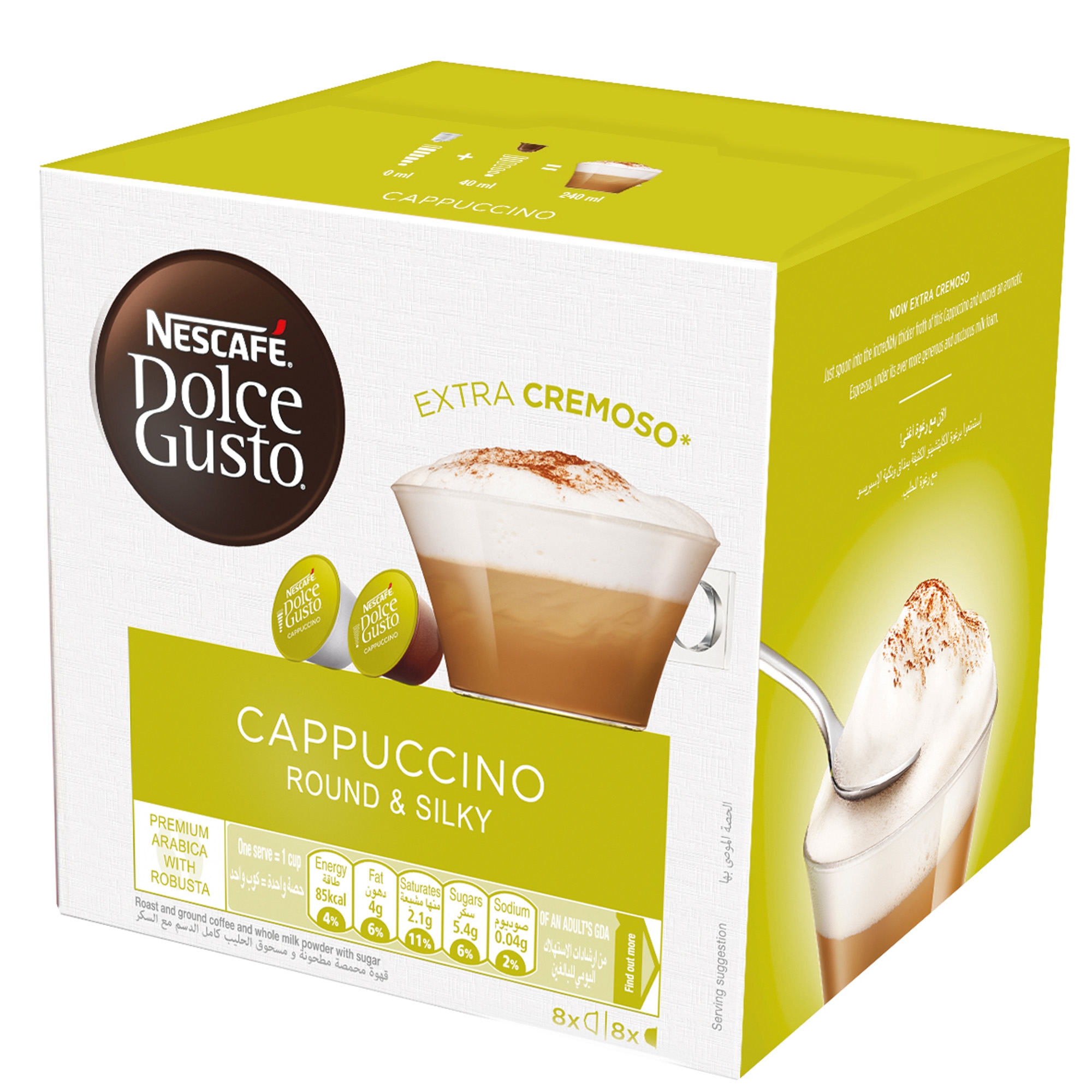 

Dolce gusto cappuccino 16 capsules