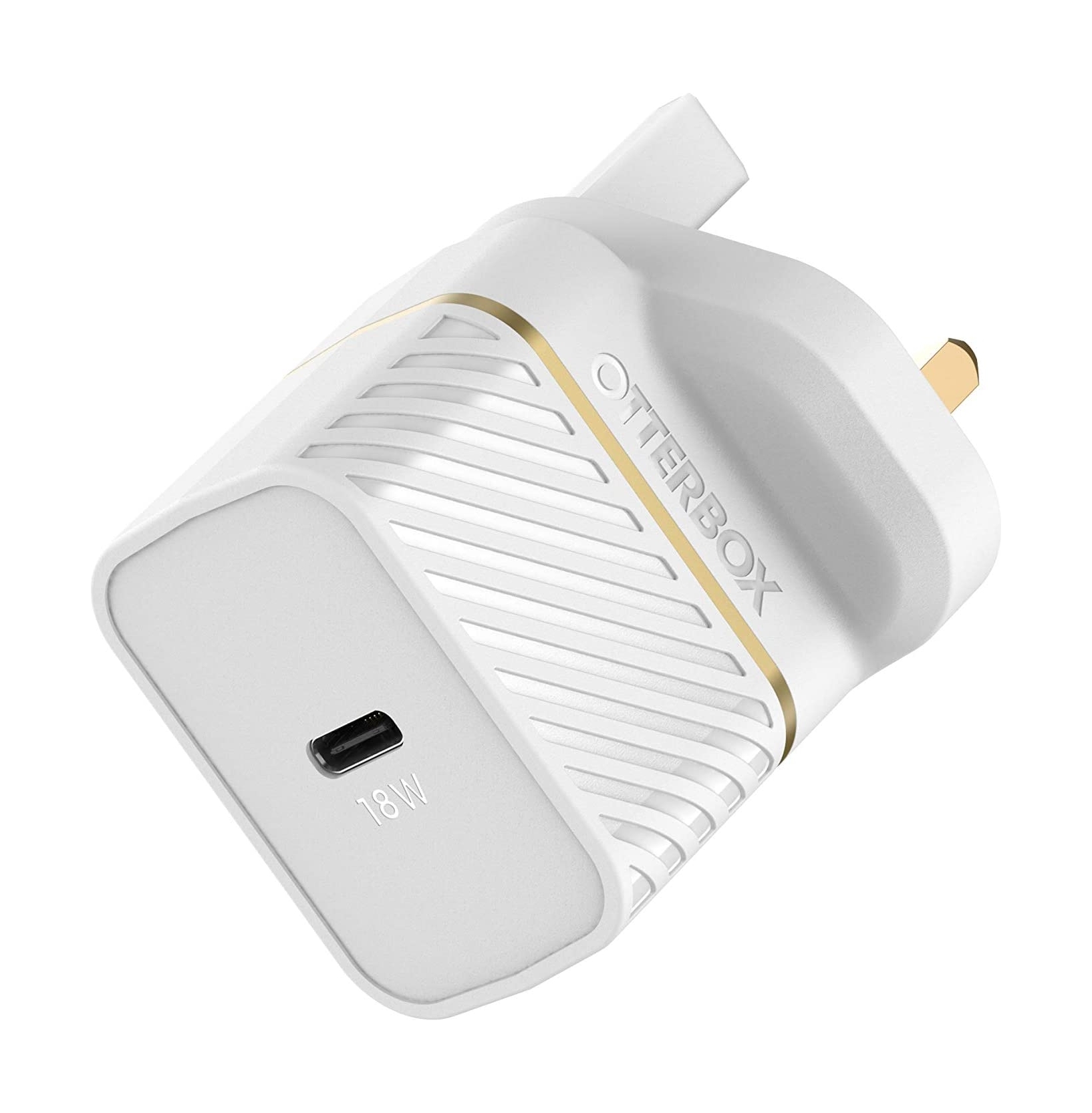 

Otterbox uk wall charger 18w - 1x usb-c 18w usb-pd - white