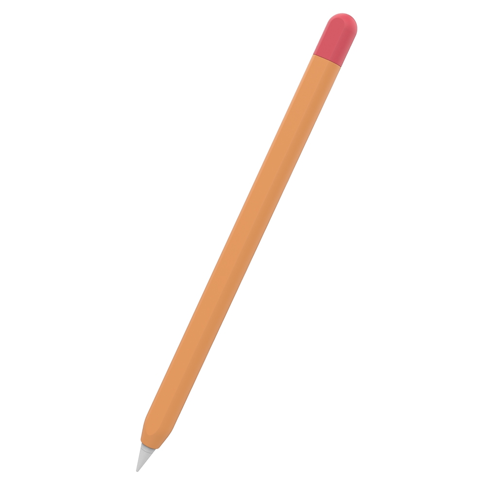 Buy Baykron duotone ultra-thin apple pencil sleeve orange in Saudi Arabia