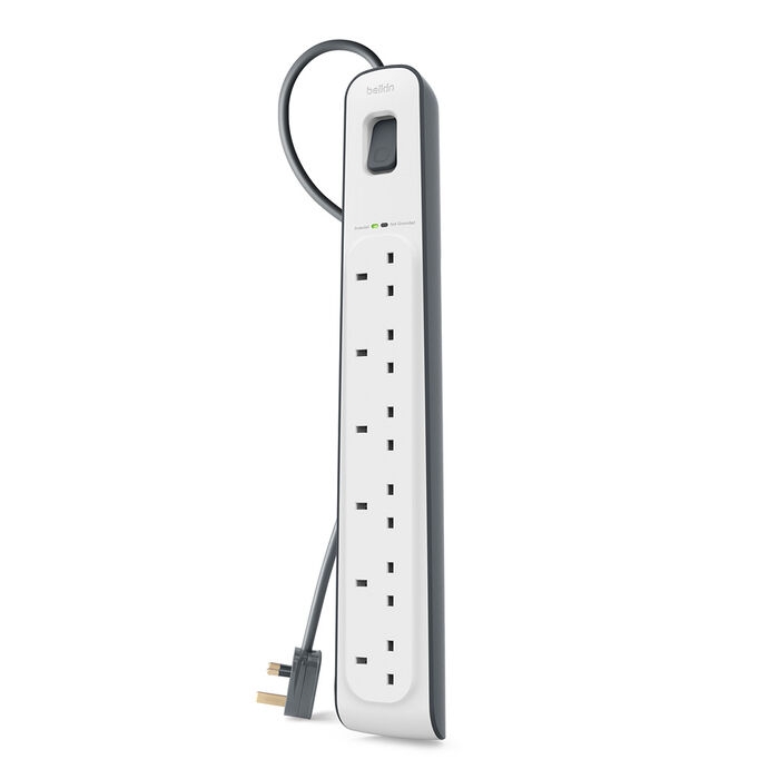 

Belkin 6-outlet surge protection extension with 2m power cord