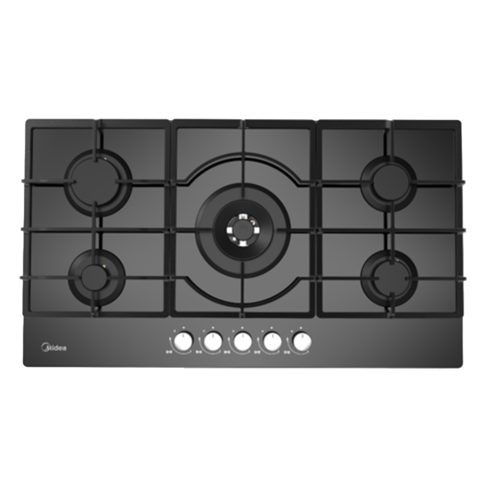 Buy Midea 90cm built-in touch gas hob - 90cm - black in Saudi Arabia