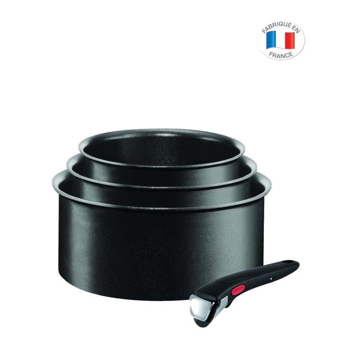 Tefal l6509503 ingenio expertise set of 3 saucepans 16-18-20cm, induction  cookware + ov price in Kuwait, X-Cite Kuwait