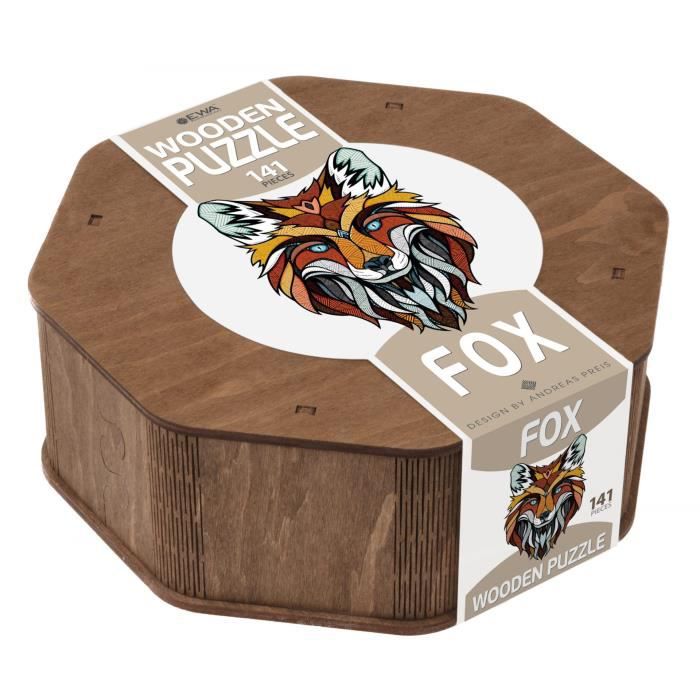 Art bizniz puzzle fox 31 x 28 cm wood 141 pcs price in Kuwait, X-Cite  Kuwait