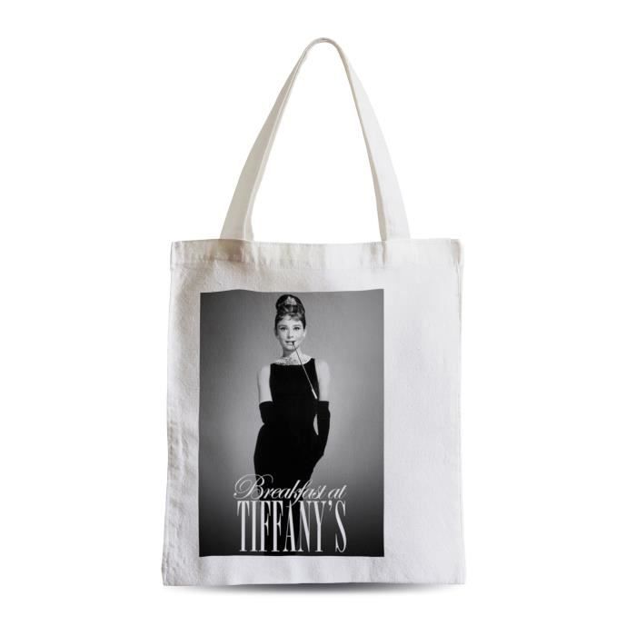 Audrey at Tiffanys Tote Bag