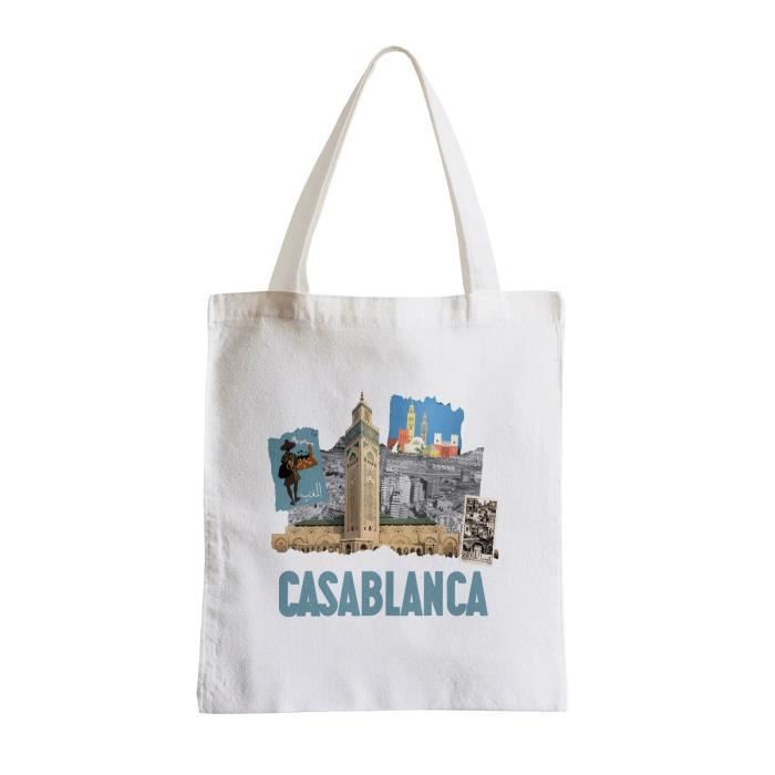 Casablanca Morocco City Street Map Watercolor Dark Mode Weekender Tote Bag  by Design Turnpike - Pixels