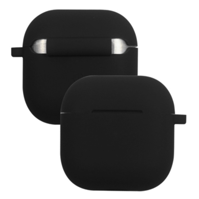 

Eq ap236ii apple airpods-1 and 2 silicone case - black