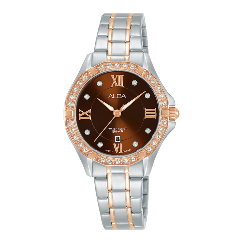

Alba ladies' 30mm fashion analog metal watch - ah7x80x1