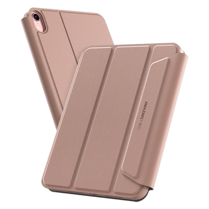 Buy Amazingthing ipad mini 8. 4-inch titan folio case - rose gold in Saudi Arabia