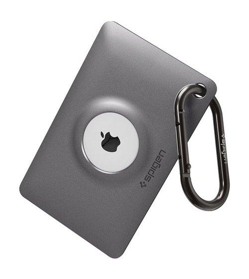 Buy Spigen apple airtag air fit card case (amp01835) - grey in Saudi Arabia