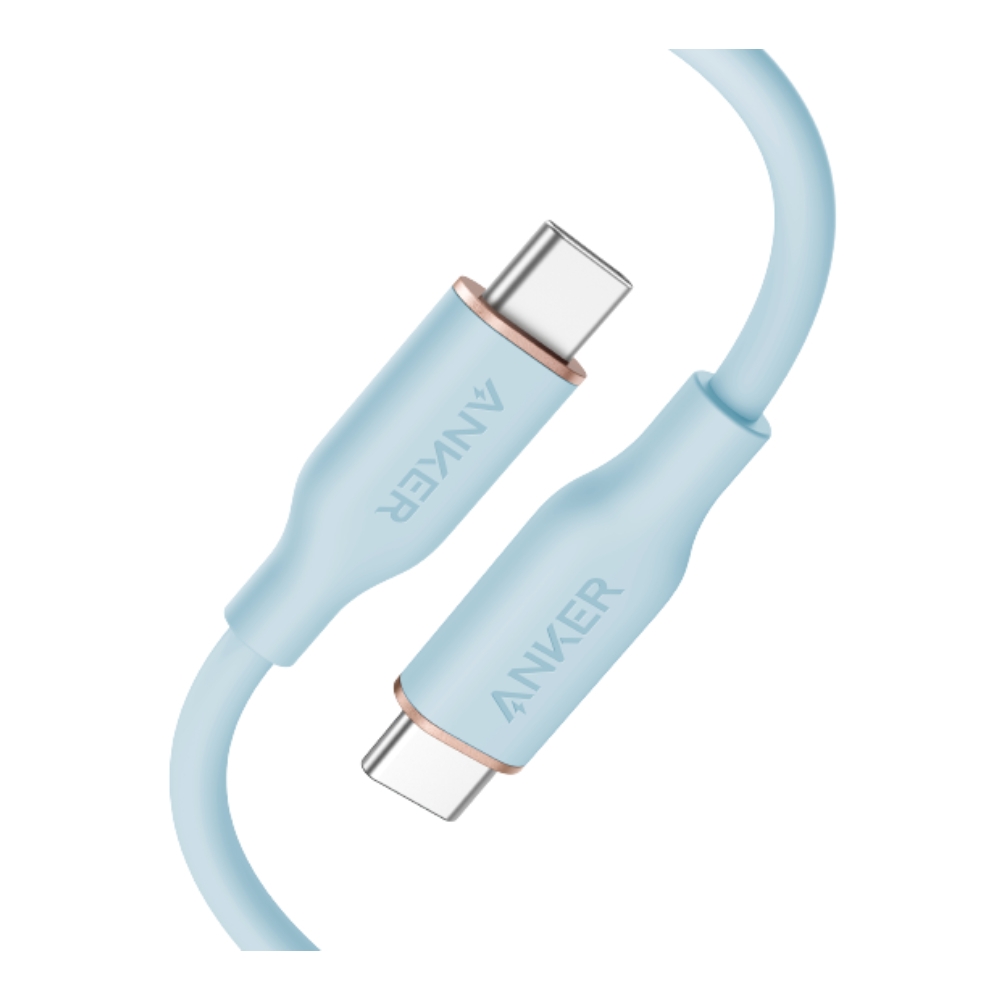 

Anker powerline iii flow usb-c to usb-c 1. 8m cable - blue