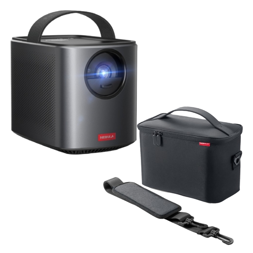 

Anker nebula mars ii pro 500 ansi projector - black + anker nebula mars projector carry...