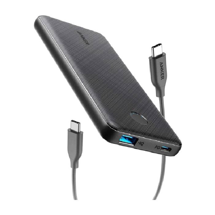 

Anker powercore slim 10,000 mah power bank (a1231h12) - black