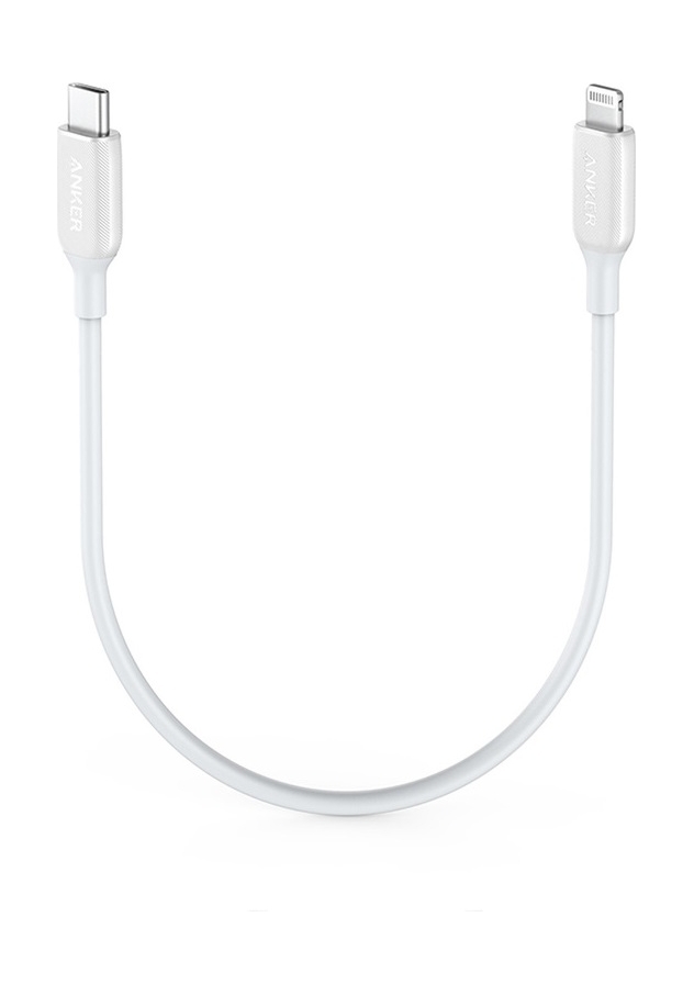 

Anker powerline iii usb-c to lightning cable (1 feet) - white