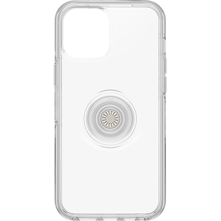 

Otterbox iphone 12 pro max otter case with pop symmetry grip - clear