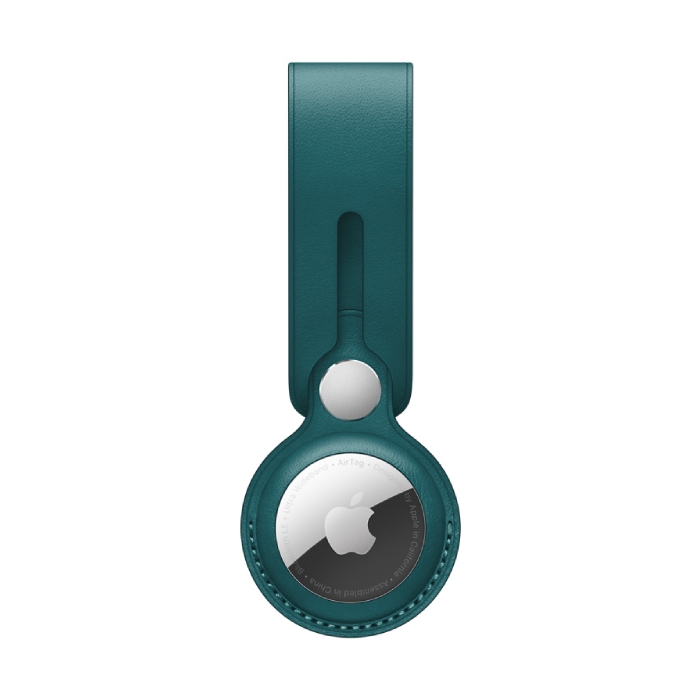 

Apple airtag leather loop - forest green