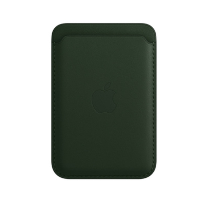 Buy Apple iphone magsafe leather wallet - sequoia green in Saudi Arabia