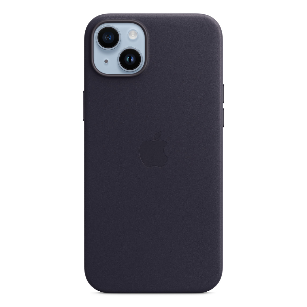 

Apple iphone 14 plus leather case with magsafe | ink