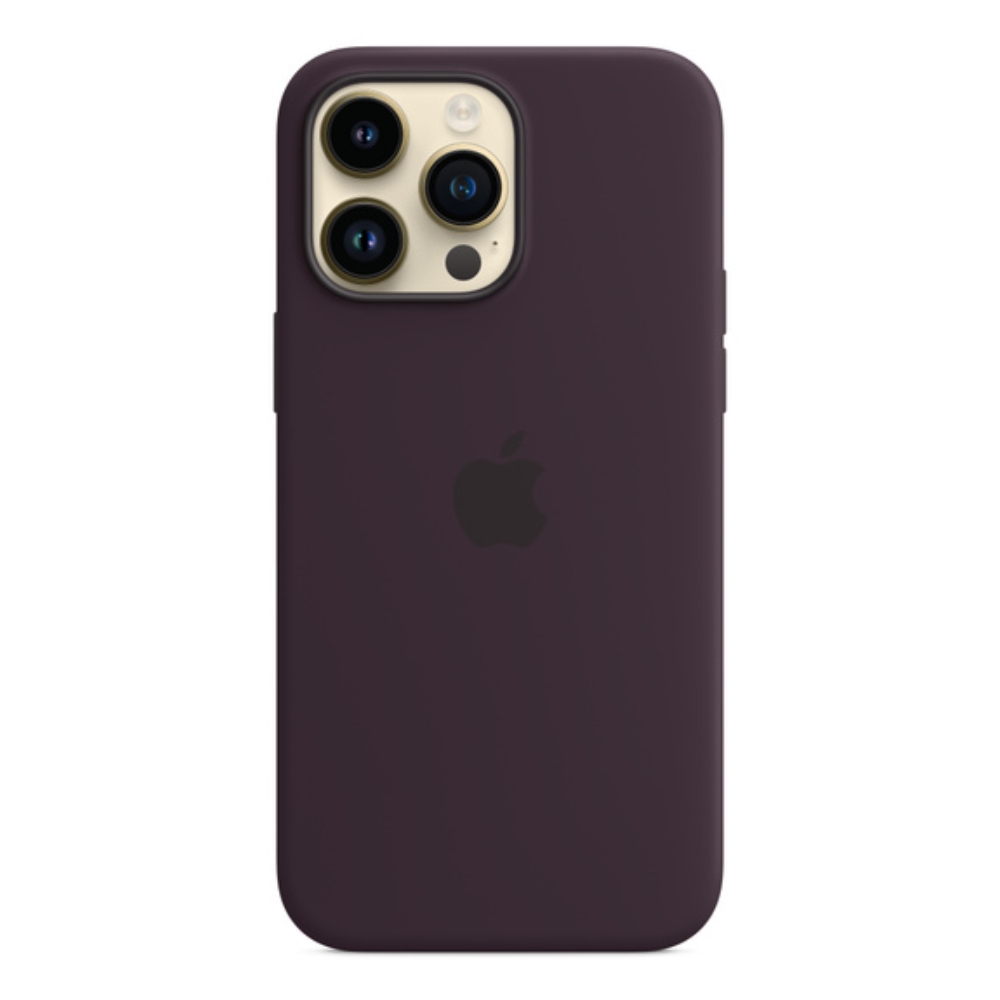 

Apple iphone 14 pro silicone case w/magsafe - elderberry