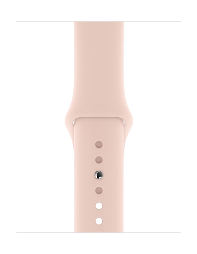 Buy Apple smart watch 40mm sport band (mtp72zm/a) - pink sand in Saudi Arabia