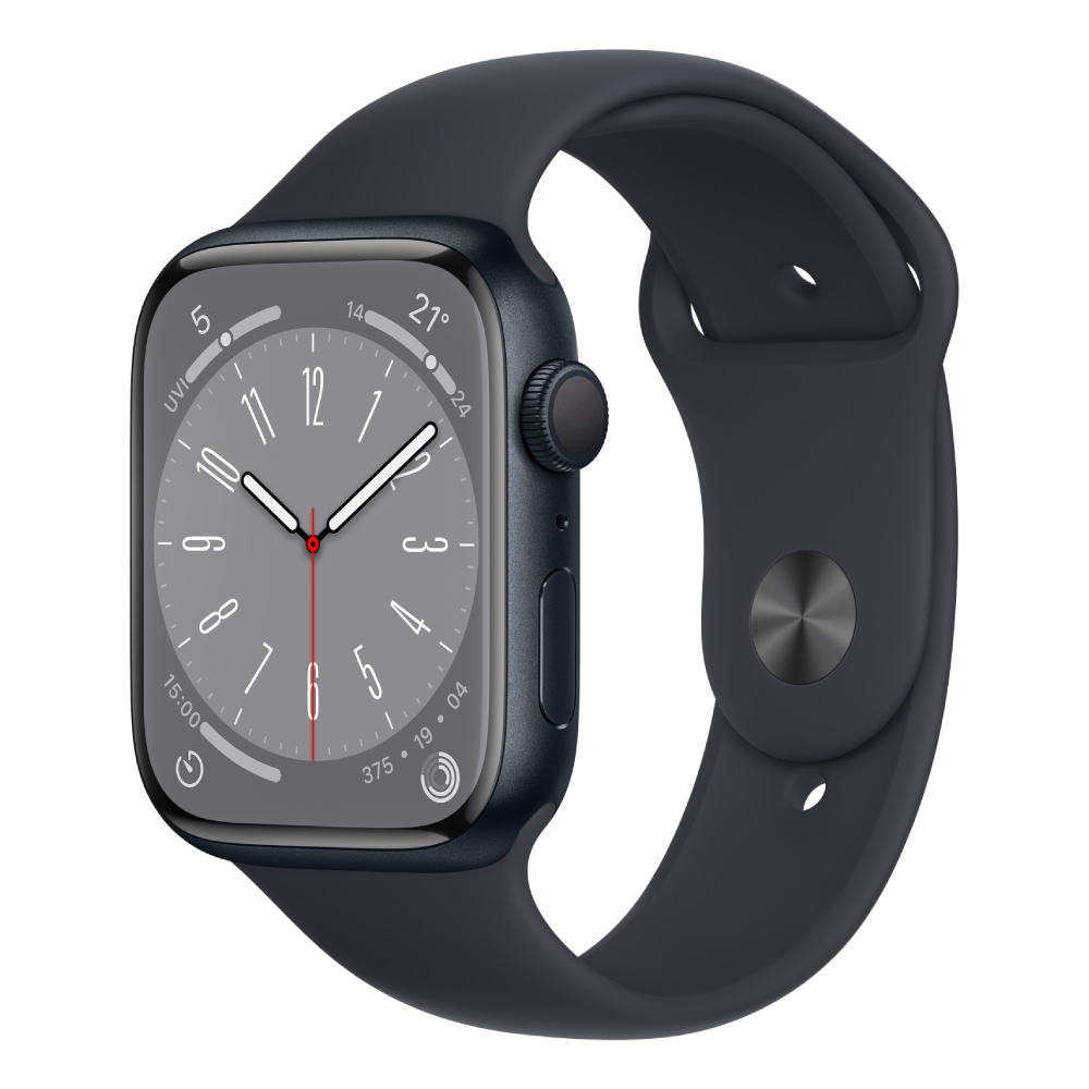 Buy Pre order apple watch s8 gps 41mm - aluminum case with midnight sport band in Saudi Arabia