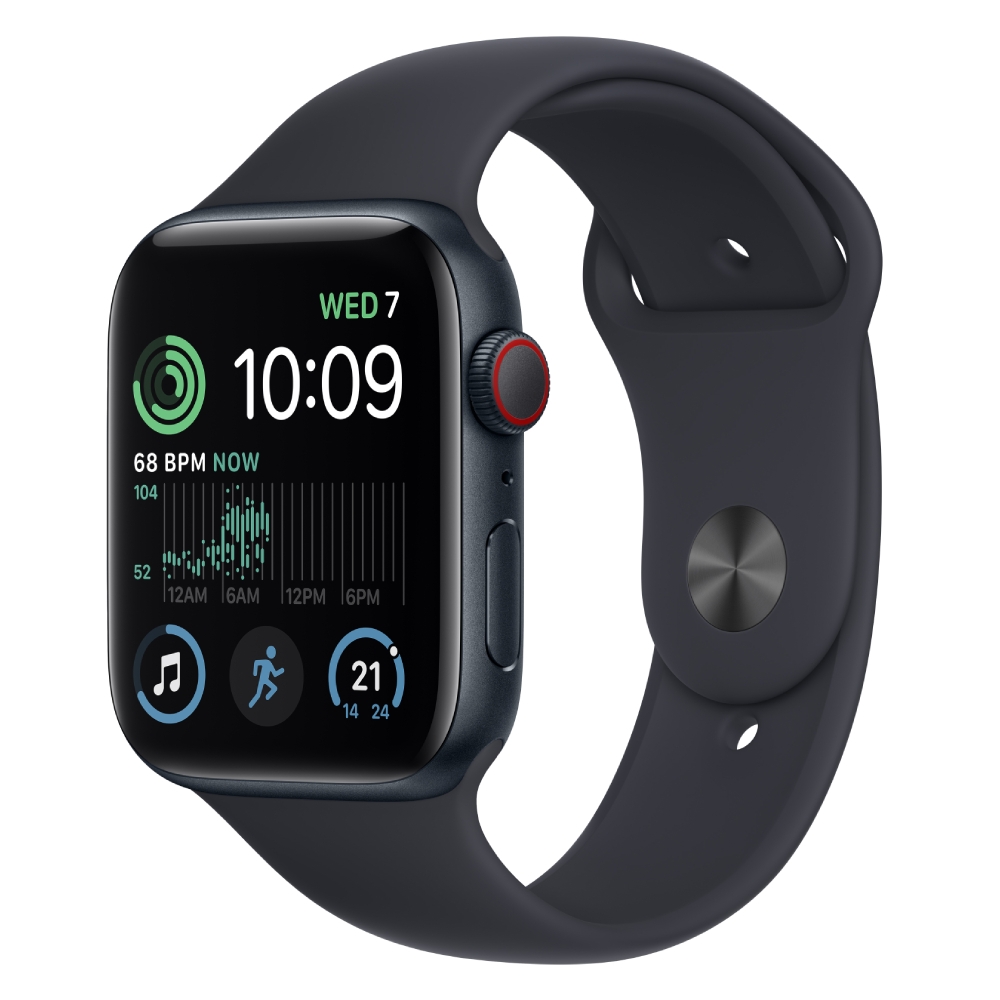 

Apple watch se gps + cellular 40mm midnight aluminium case with midnight sport band - r...