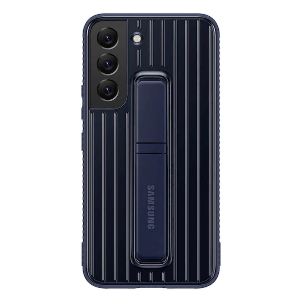 

Samsung s22+ rainbow protective standing cover - navy