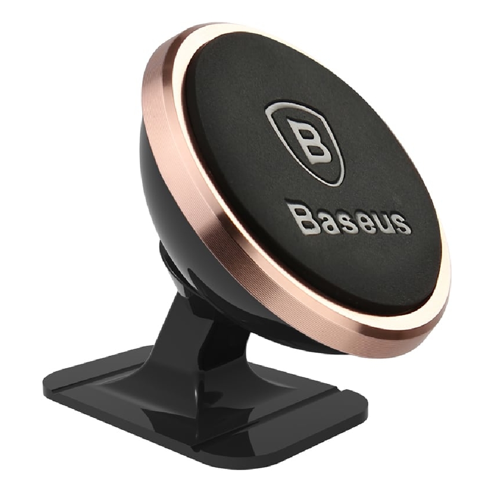 Buy Baseus 360 degree rotation magnetic mount - rose gold in Saudi Arabia