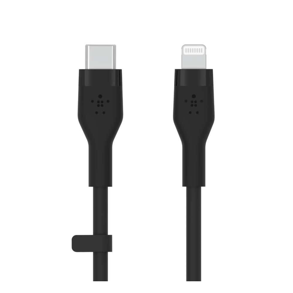 

Belkin silicon usb-c to lightning 1m cable - black