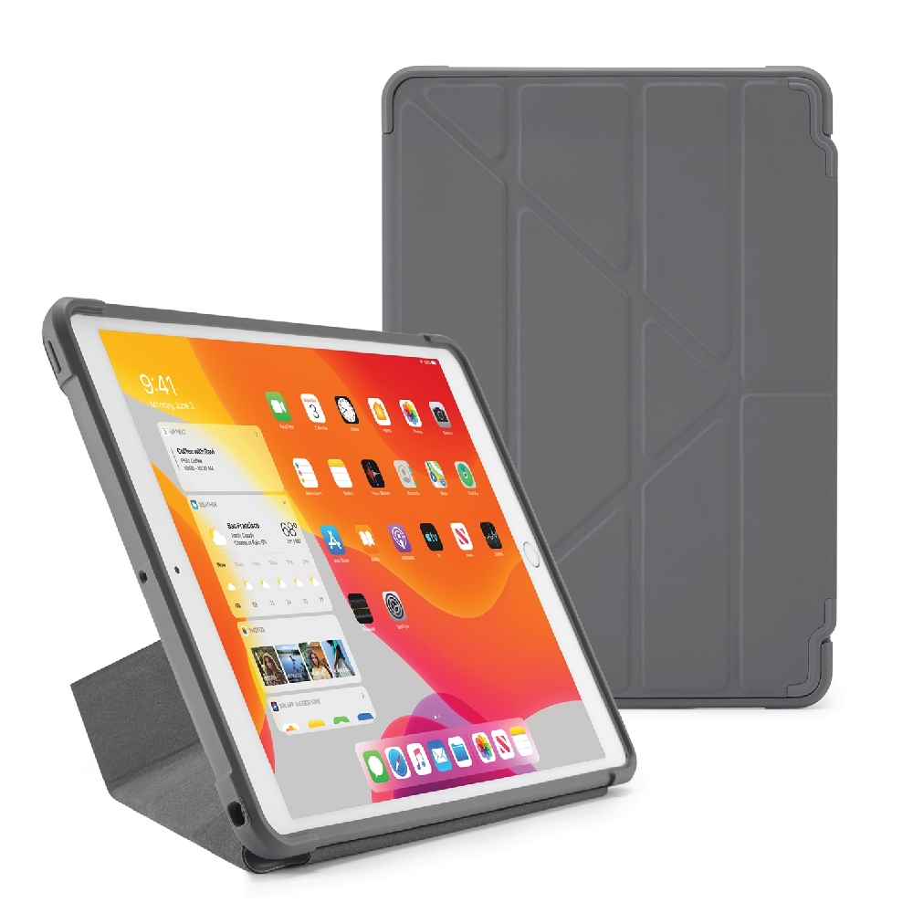 

Pipetto origami case for ipad 10. 2" - dark grey