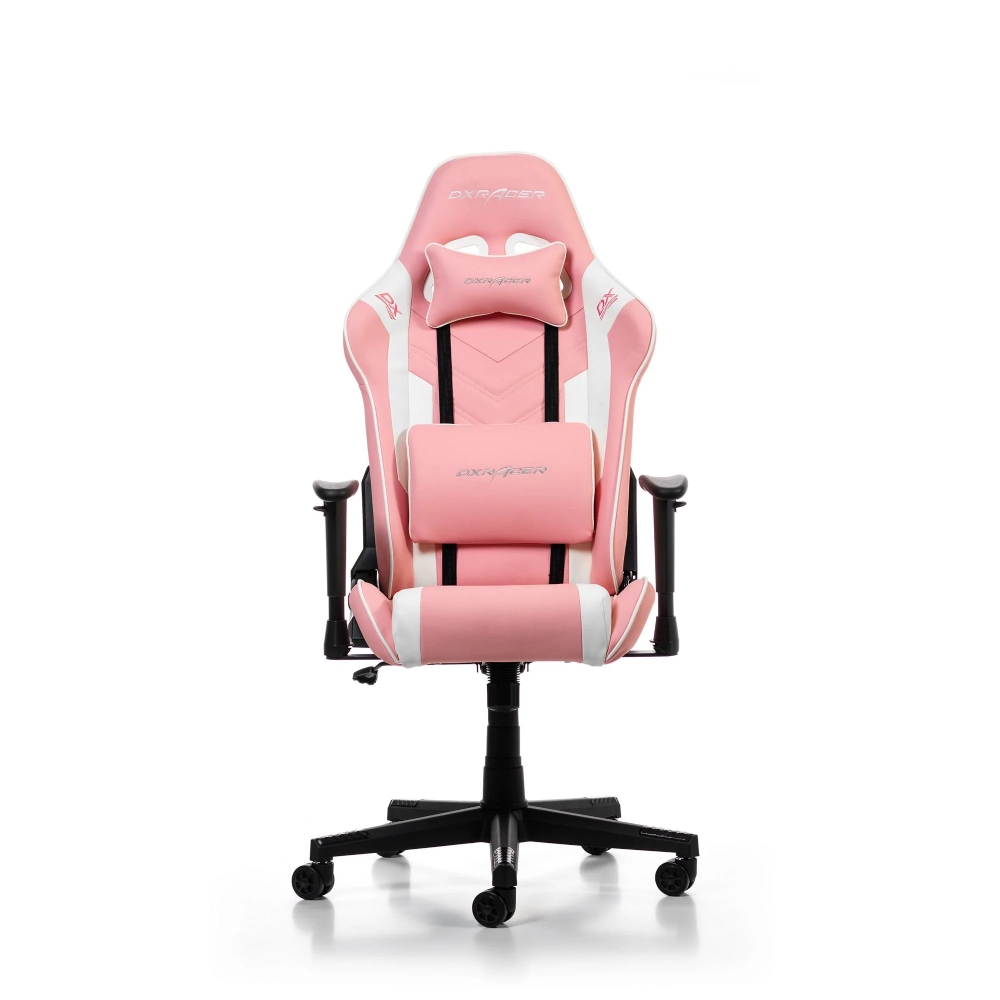 اشتري كرسي الألعاب دي إكس ريسر سلسلة p132 - وردي / أبيض في السعودية