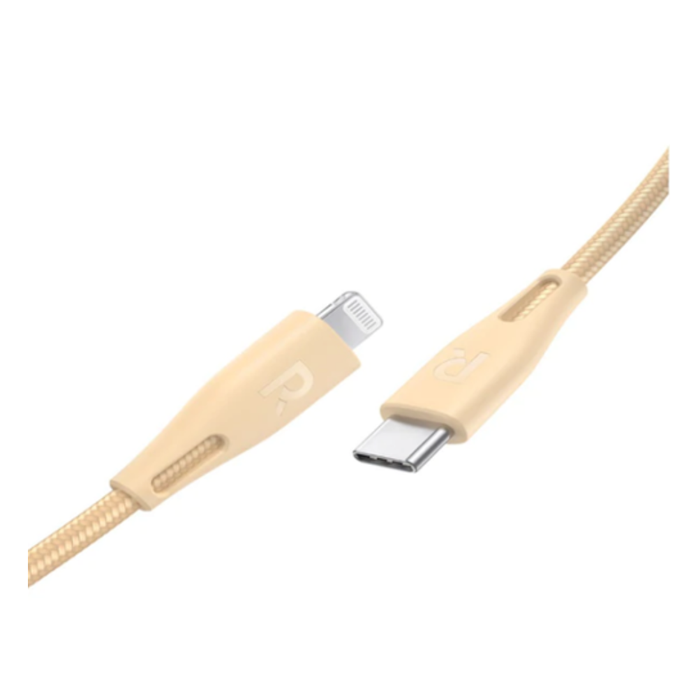 

Ravpower type-c to lightning cable nylon | gold