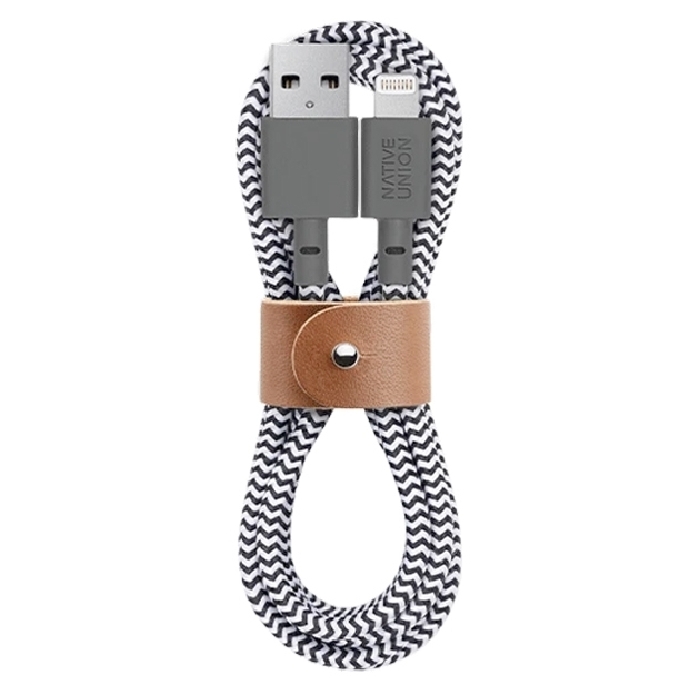 

Native union belt cable usb-a to lightning 1. 2m - zebra