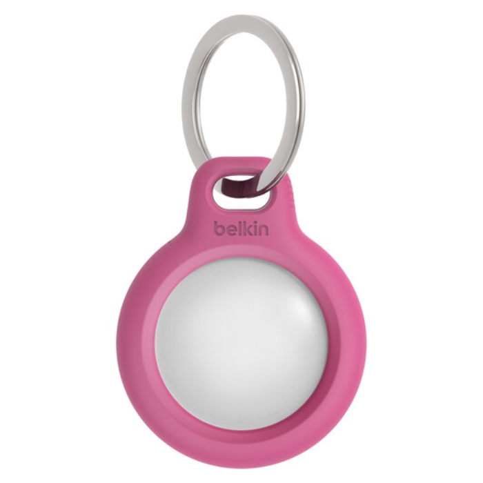 

Belkin airtag secure holder w/key ring – pink