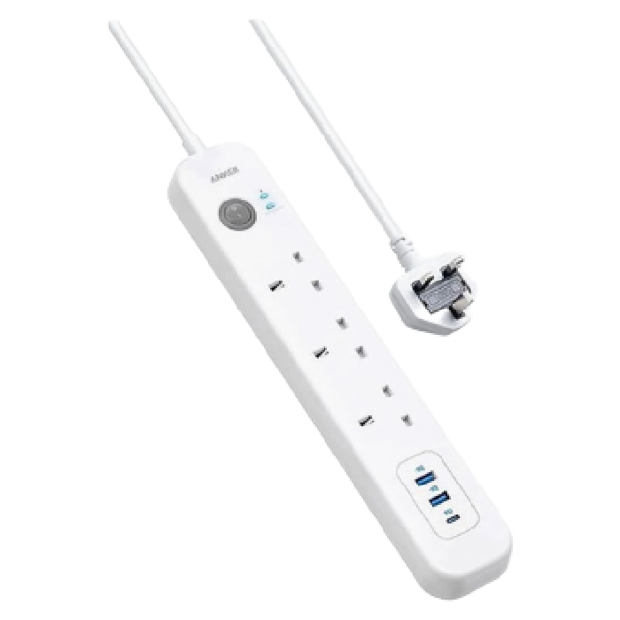 

Anker powerextend usb-c 6-in-1 powerstrip - white