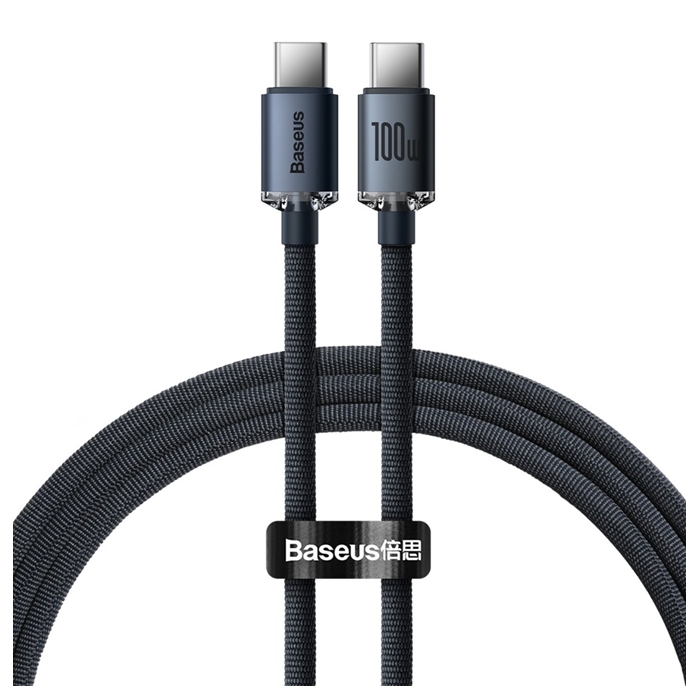 

Baseus fast charging usb-c to usb-c 100w cable - 1. 2m