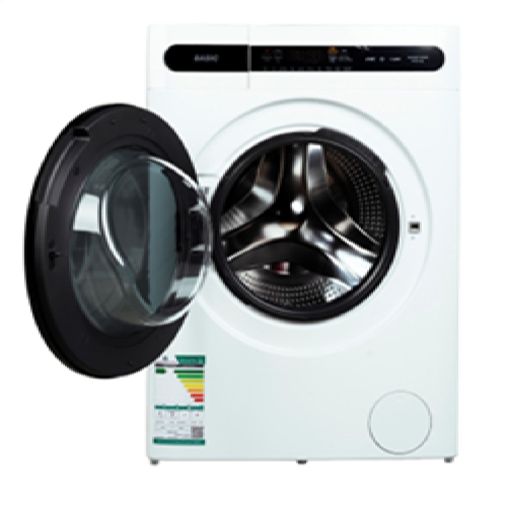 Buy Basic washer/dryer 8/5kg front load (bawmdf-mo8w) white in Saudi Arabia