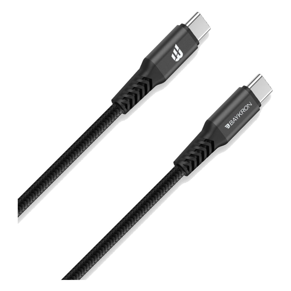 

Baykron usb-c to usb-c 3m cable - black