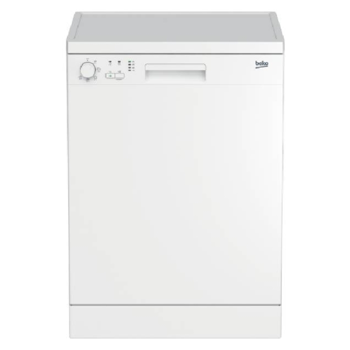 

Beko 5 programs 13 place settings free standing dishwasher (dfn05310w) - white