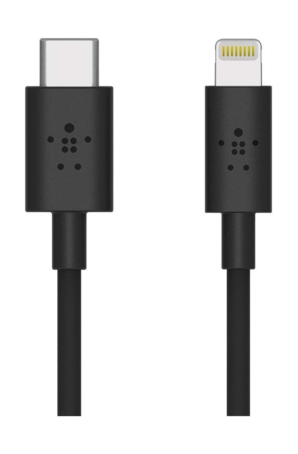 Belkin boost charge 1. 2m usb-c cable with lightning connector - black