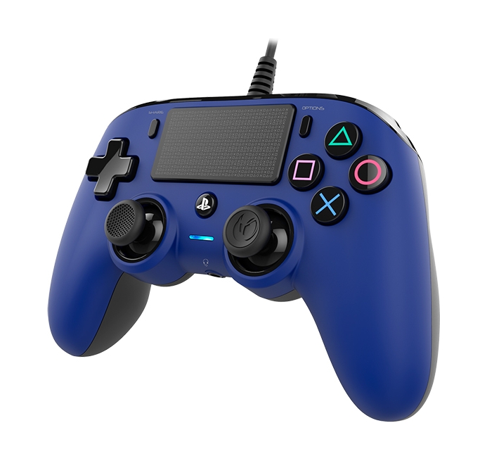 

Bigben nacon ps4 wired compact controller - blue