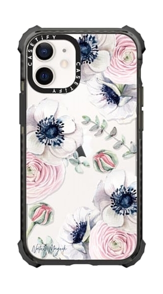 

Casetify blossom love iphone 12 mini back case - clear