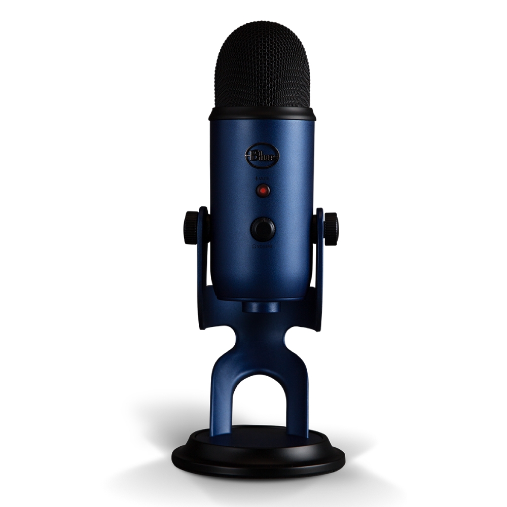 Blue yeti usb microphone - midnight blue