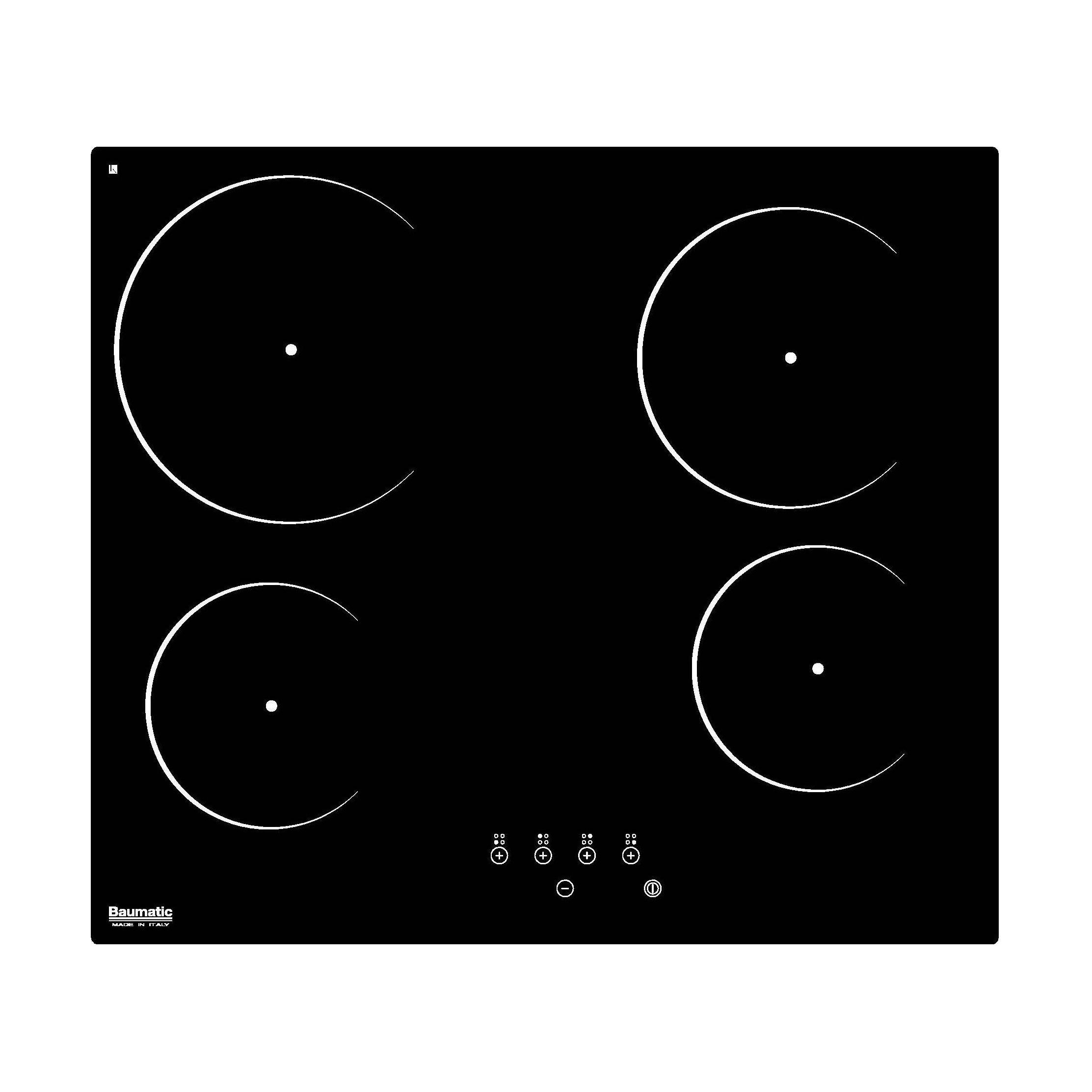 

Baumatic 60cm ceramic hob (bmeh64ef) - black