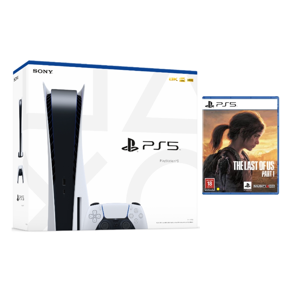 Buy Sony playstation 5 console + the last of us part i in Saudi Arabia
