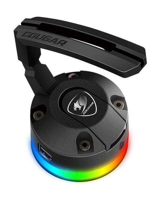 Cougar bunker rgb gaming mouse bungee - black